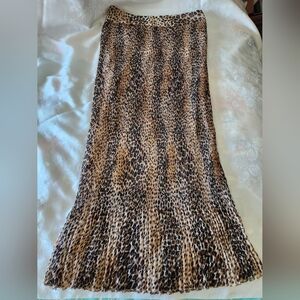 Chic Chico's Long Shirred Look Skirt  in a Size 1!